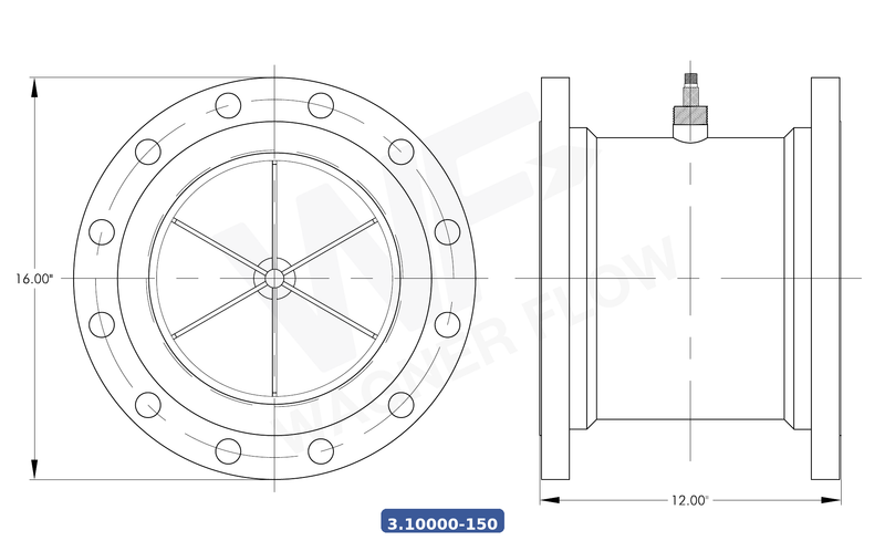 3-10000-150 - Wagner Flow Turbine Flow Meter