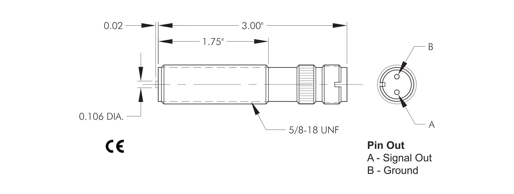 4-304 4-304 Technical Drawing with Dimensions