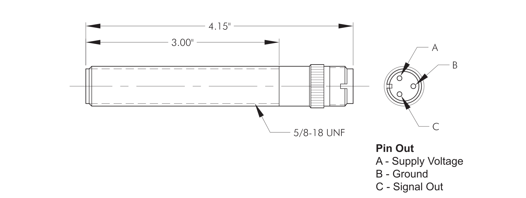 4-5031SE 4-5031SE Technical Drawing with Dimensions