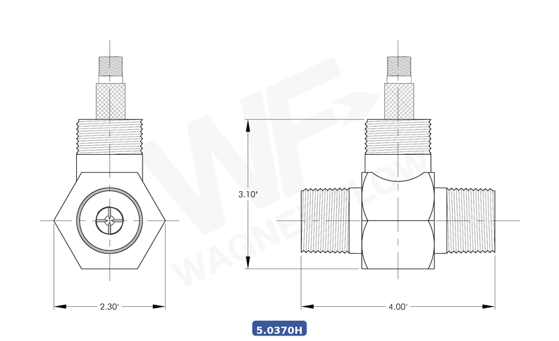 5-0370H - Wagner Flow Turbine Flow Meter