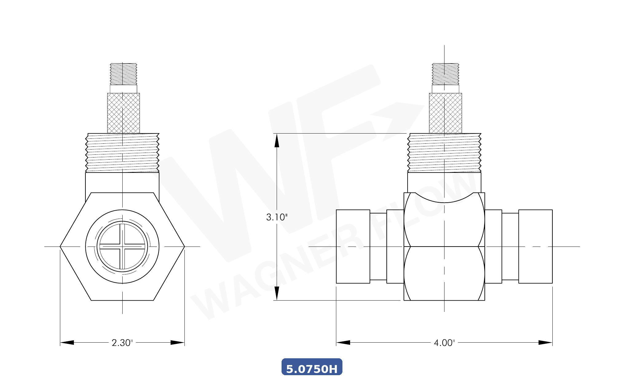 5-0750H - Wagner Flow Turbine Flow Meter