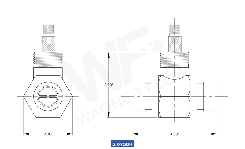 5-0750H - Wagner Flow Turbine Flow Meter