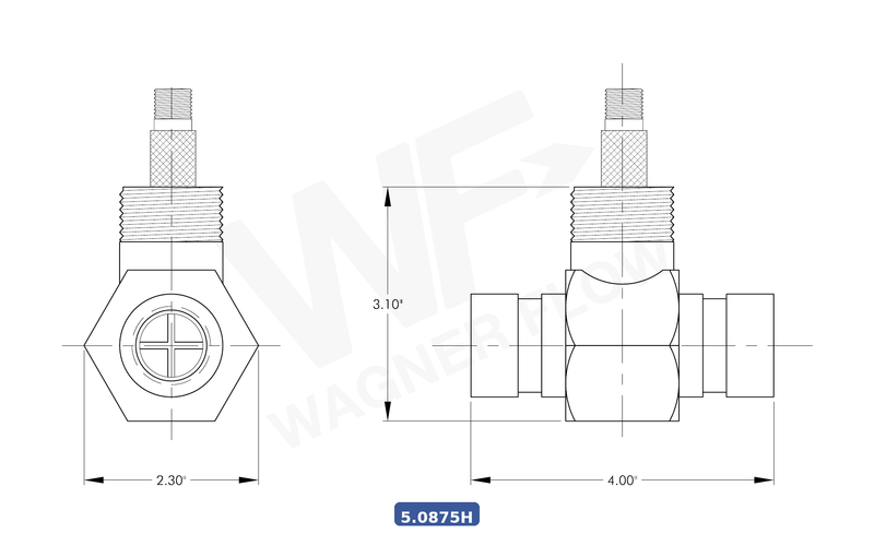 5-0875H - Wagner Flow Turbine Flow Meter