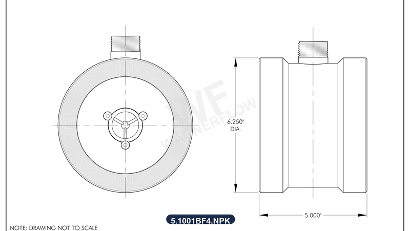 5-1001BF4-NPK Technical Drawing