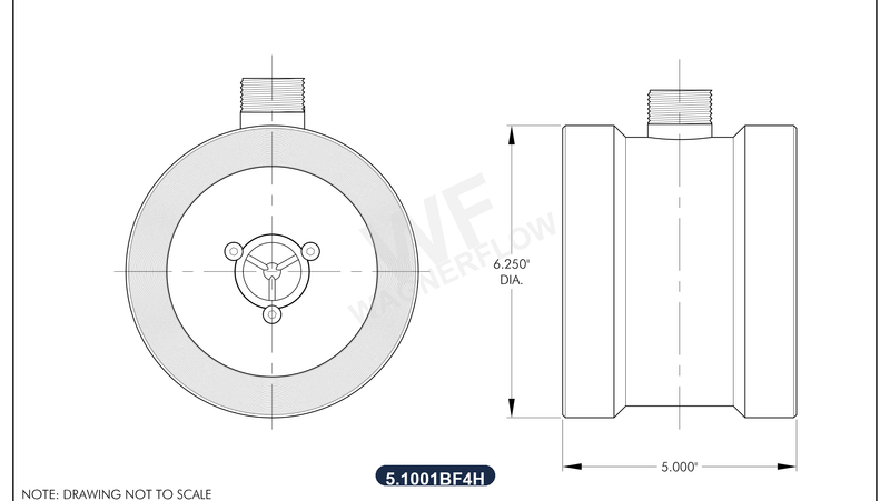 5-1001BF4H Technical Drawing