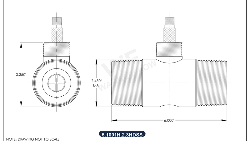 5-1001H-2-3HDSS Technical Drawing