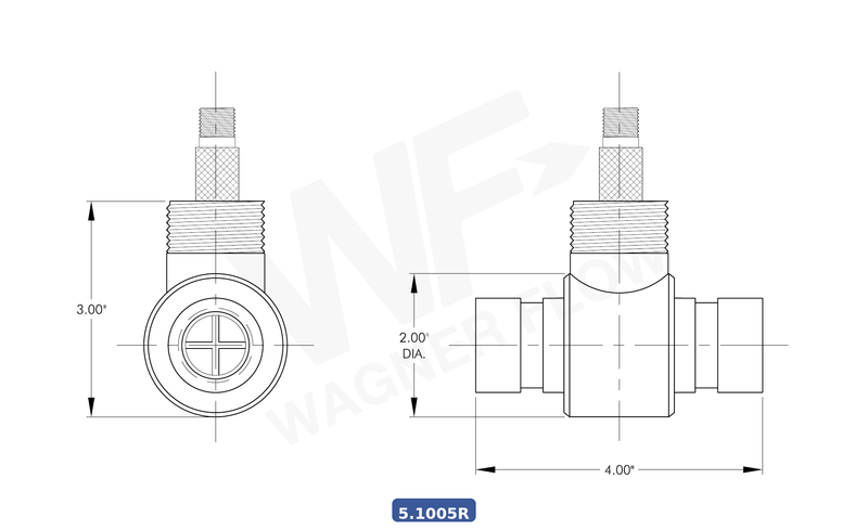 5-1005R - Wagner Flow Turbine Flow Meter