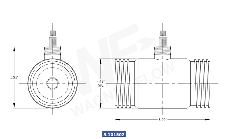 5-101502 - Wagner Flow Turbine Flow Meter