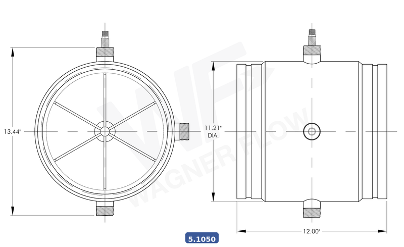 5-1050 - Wagner Flow Turbine Flow Meter