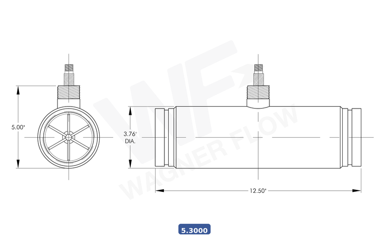 5-3000 - Wagner Flow Turbine Flow Meter