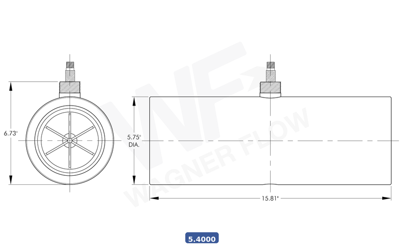 5-4000 - Wagner Flow Turbine Flow Meter