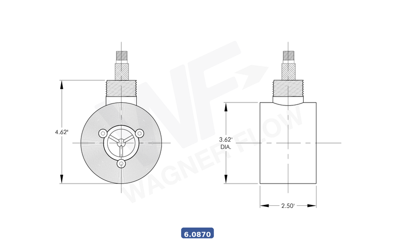 6-0870 - Wagner Flow Turbine Flow Meter