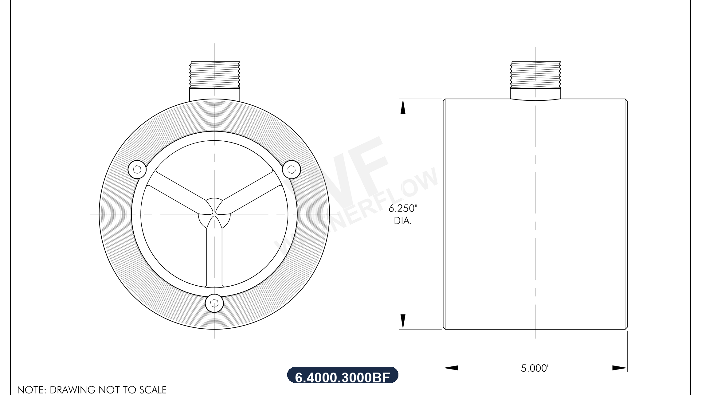 6-4000-3000BF Technical Drawing