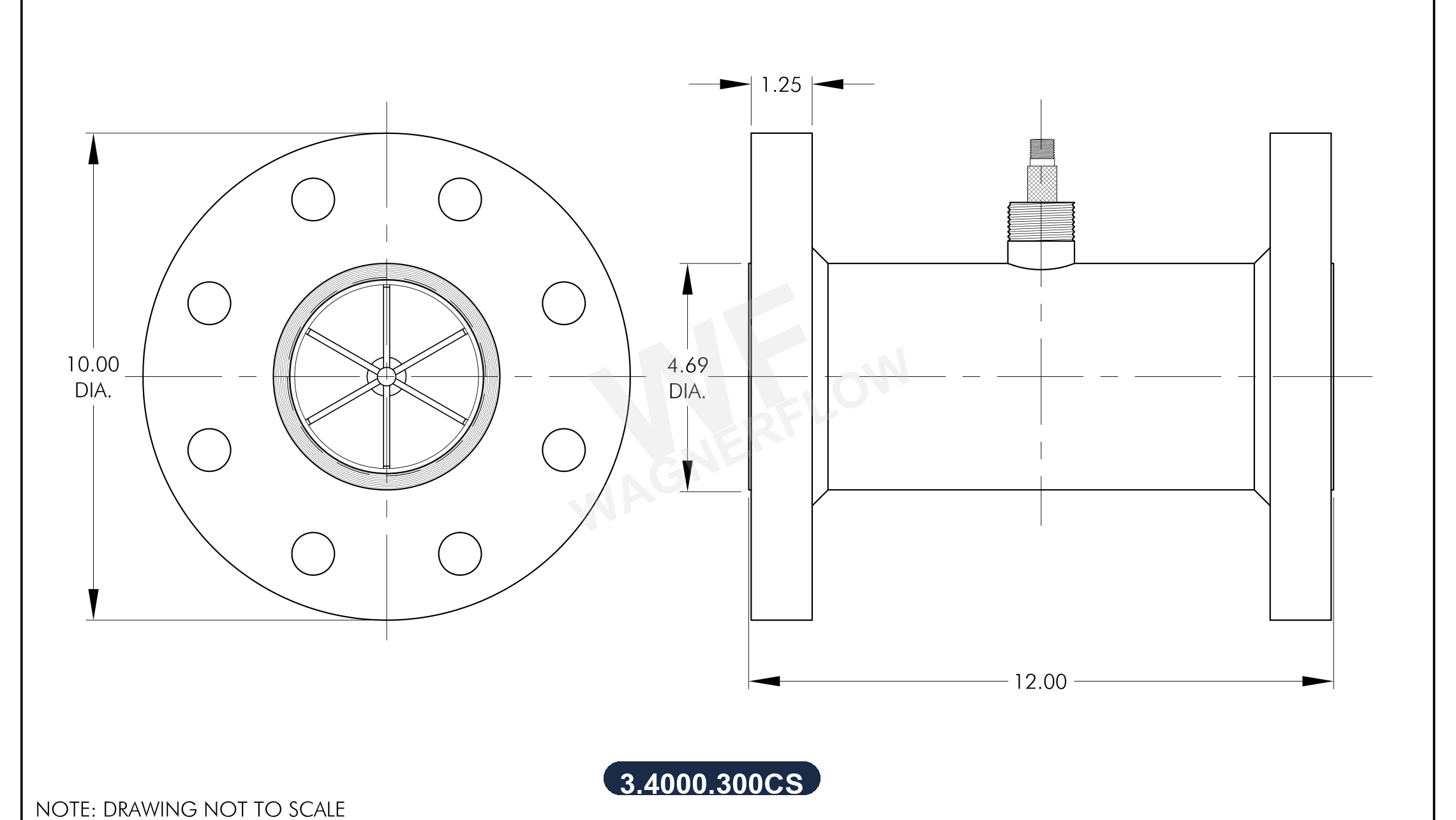 3-4000-300CS Technical Drawing