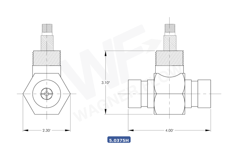 5-0375H - Wagner Flow Turbine Flow Meter