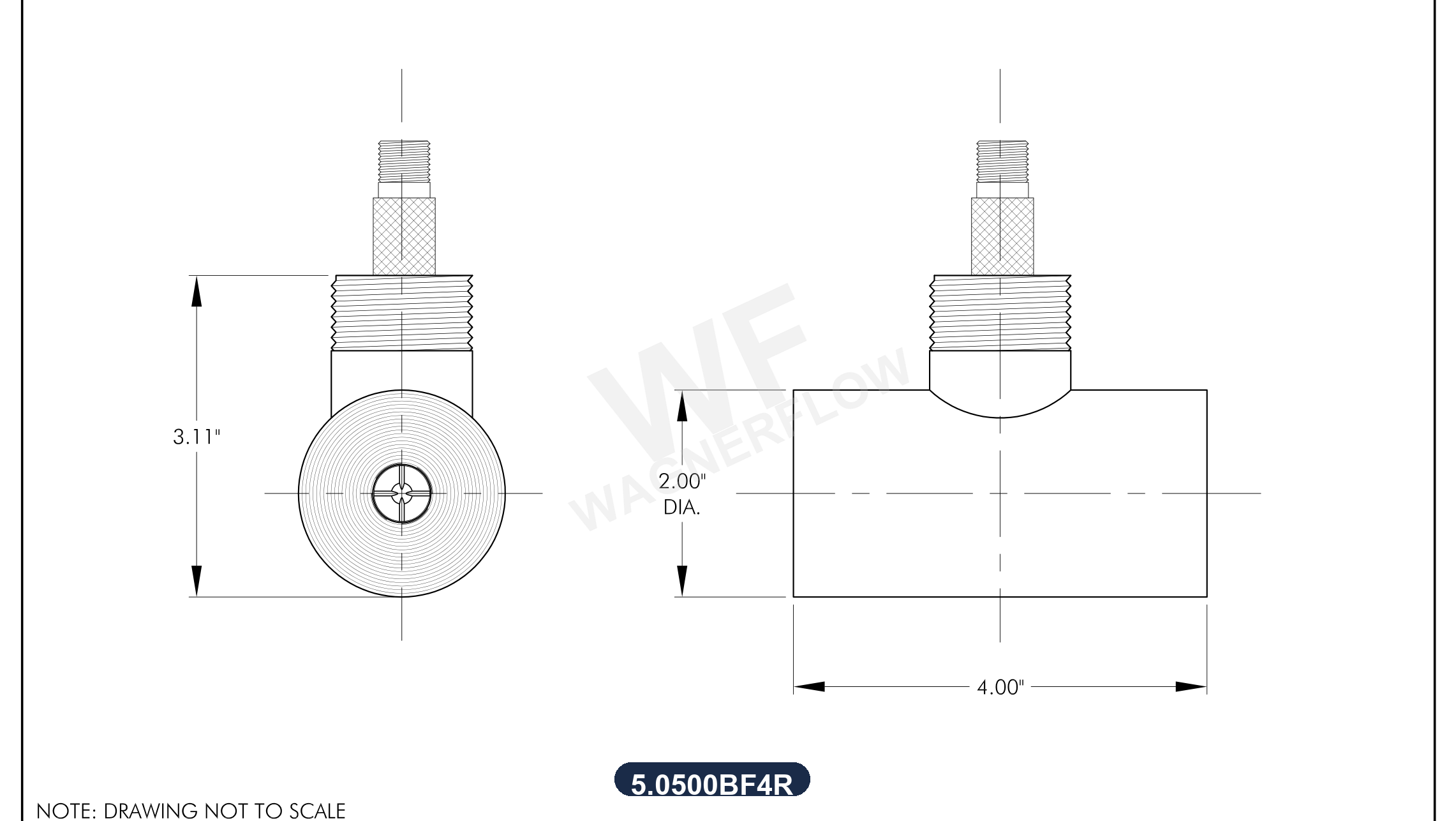 5-0500BF4R Technical Drawing