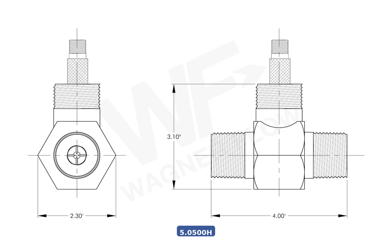 5-0500H - Wagner Flow Turbine Flow Meter