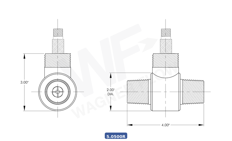 5-0500R - Wagner Flow Turbine Flow Meter
