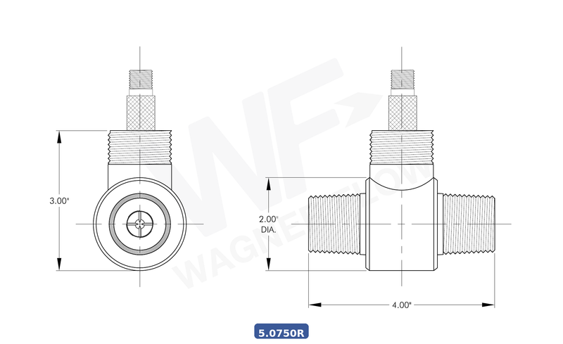 5-0750R - Wagner Flow Turbine Flow Meter
