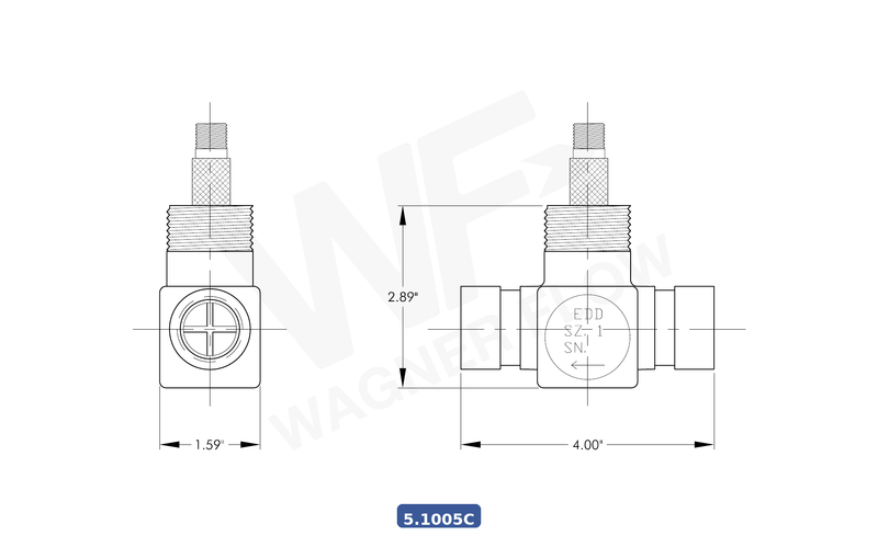 5-1005C - Wagner Flow Turbine Flow Meter