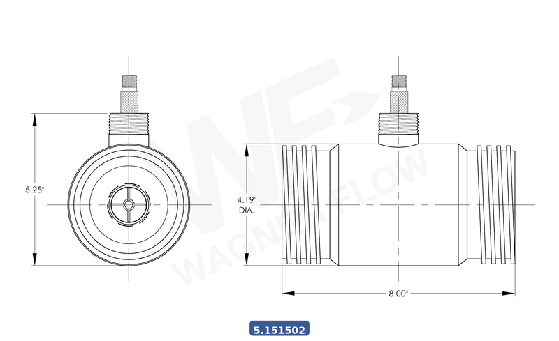 5-151502 - Wagner Flow Turbine Flow Meter