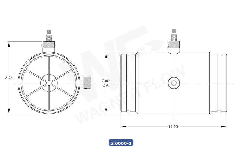 5-6000-2 - Wagner Flow Turbine Flow Meter