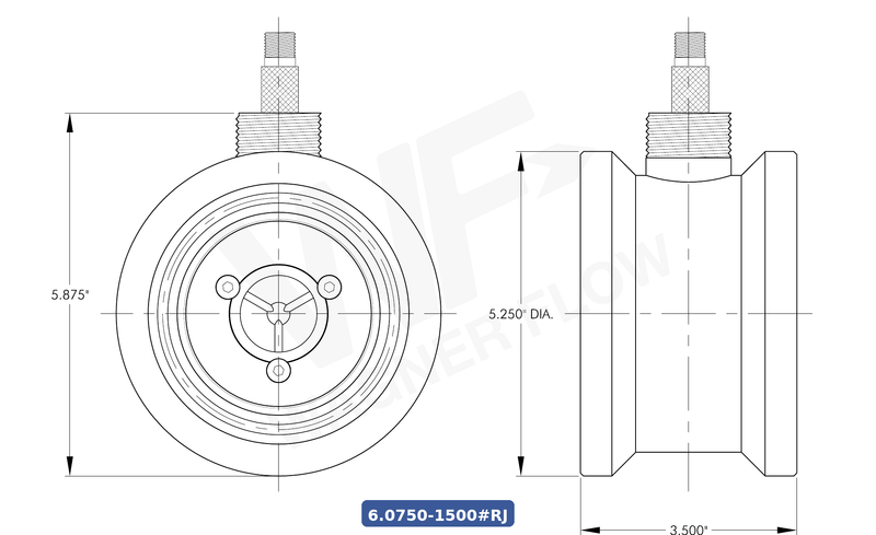 6-0750-1500-RJ - Wagner Flow Turbine Flow Meter